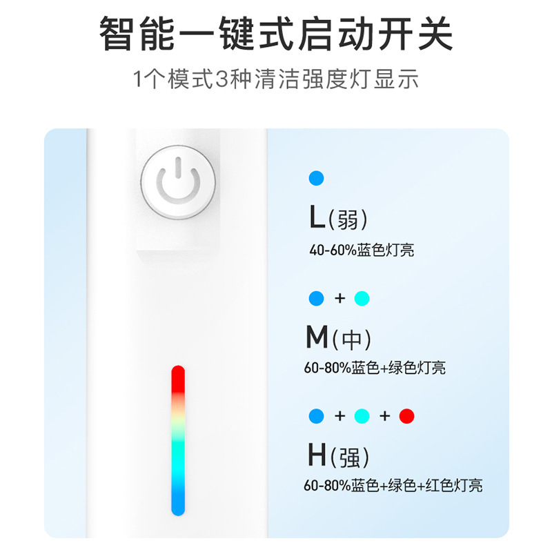 外贸新款变频感应式智能软毛旋转式儿童成人USB直充电动牙刷礼品