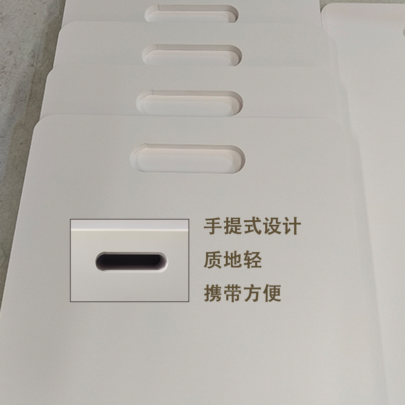 Pvc Hand-held-board paint sample plate for real plaster micro-cement display board