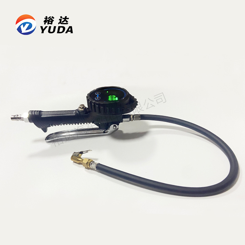 Air measuring tool for high-precision car tires of 150 psi 200psi with high-intensity gas chargers