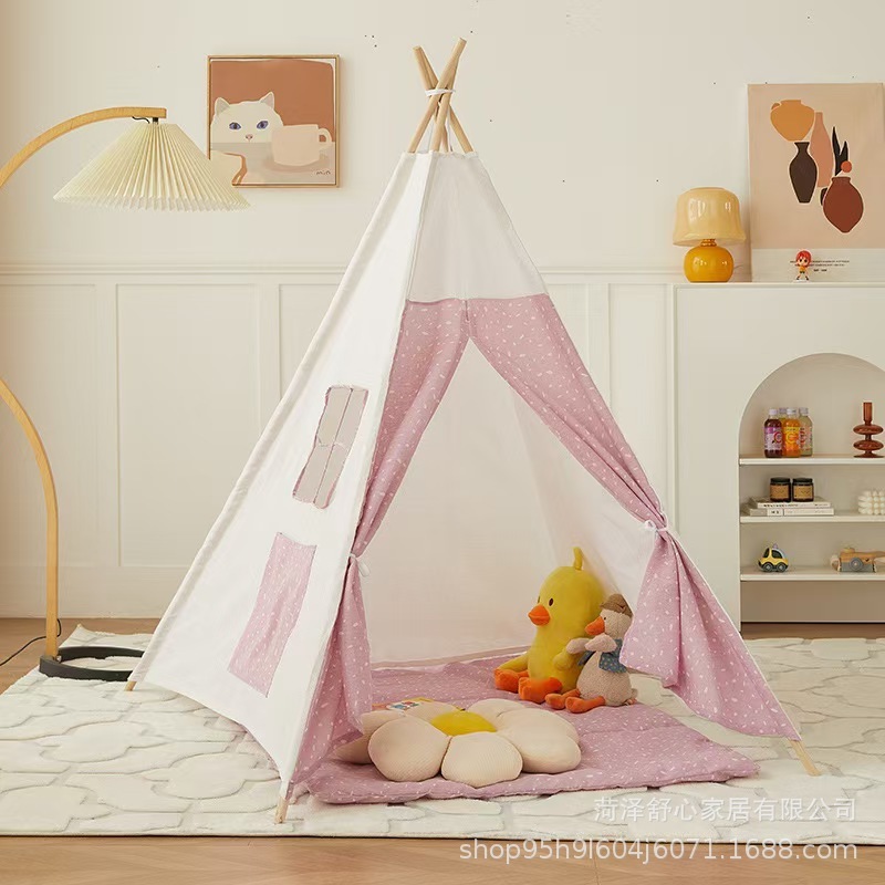 Children ' s indoor Indian tent, cross-border Amazon triangle tent, boys and girls, toy playhouse