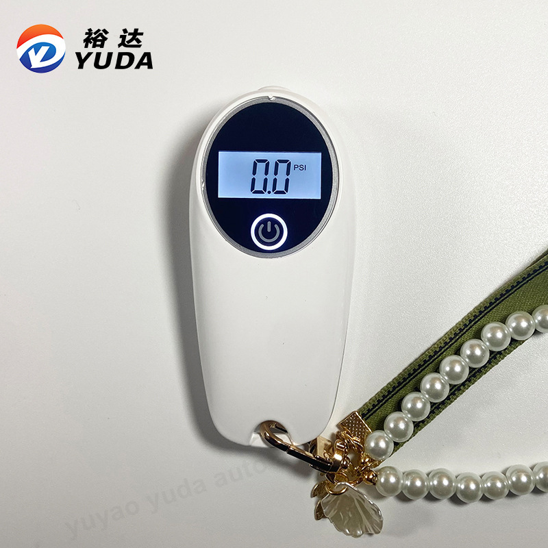 A tool to measure the pressure of a new product by means of a high-precision tire gauge with a very multifunctional charger.