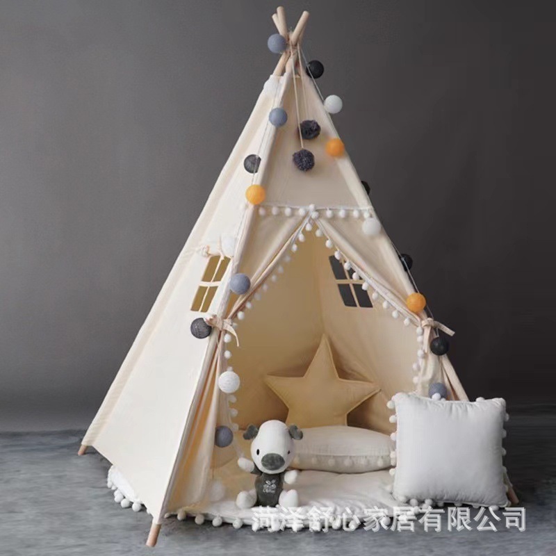 Northern Wind Children's Small Tent Indian Homes Decorated Tent Rooms With Princess Houses and Girls