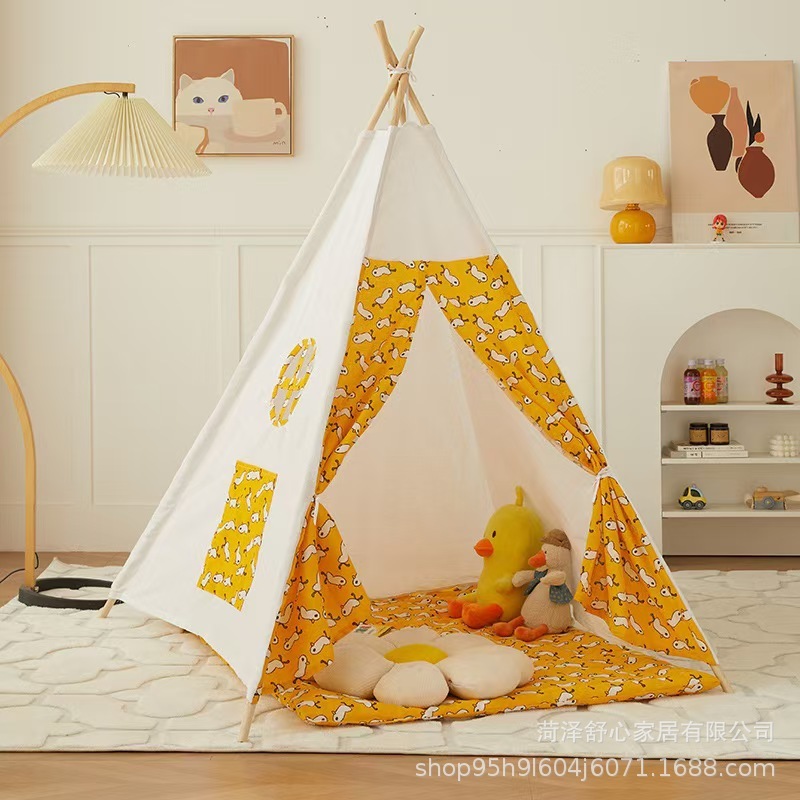 Children ' s indoor Indian tent, cross-border Amazon triangle tent, boys and girls, toy playhouse