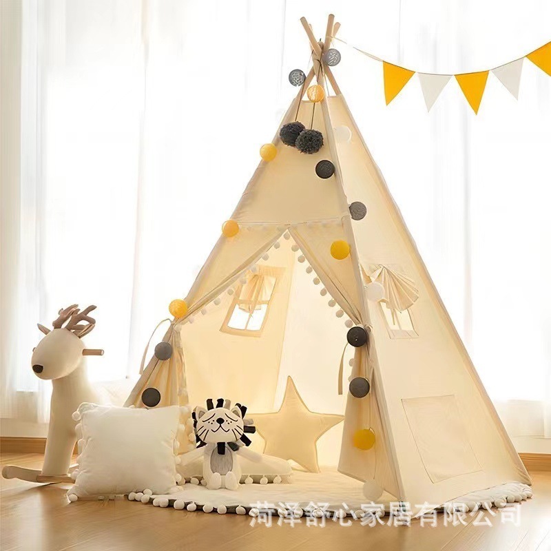 Northern Wind Children's Small Tent Indian Homes Decorated Tent Rooms With Princess Houses and Girls