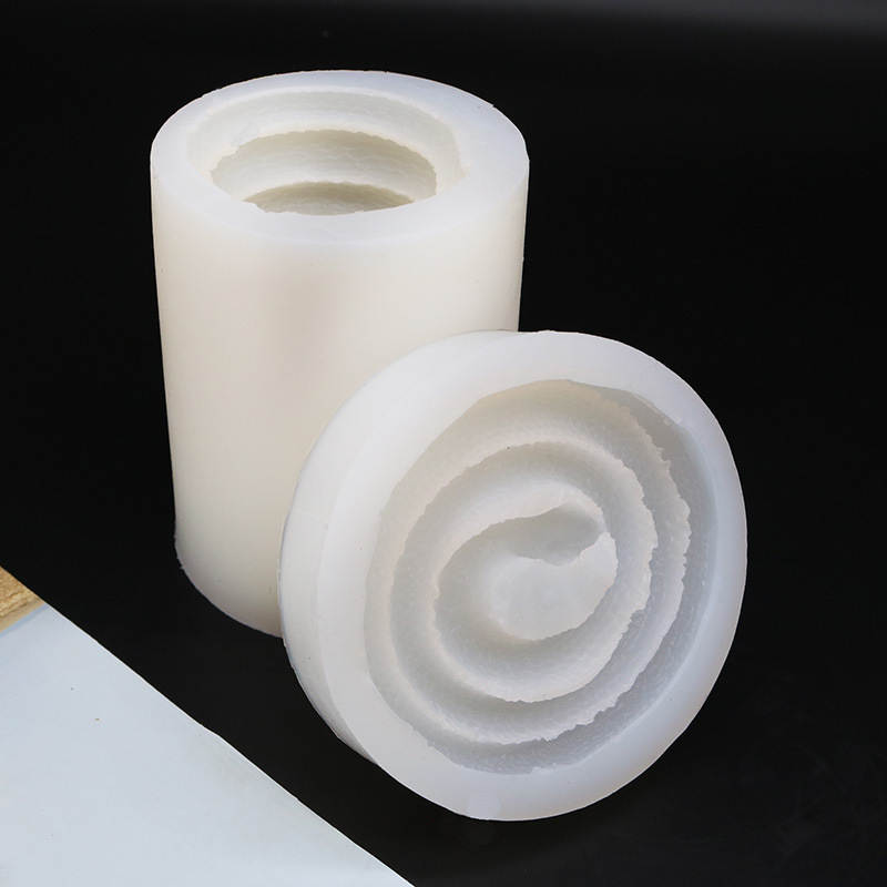 缠绕蛇形烛台硅胶模具diy自制盘绕蛇造型石膏台蜡烛托盘翻糖模具