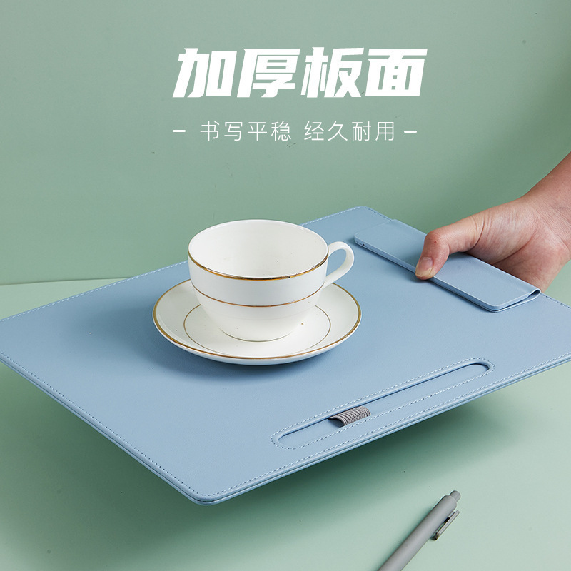 Bìa kẹp tài liệu khổ A4 có bảng ghi chú của học sinh và bảng hiệu văn phòng bảng kẹp tài liệu bằng nhựa thực đơn