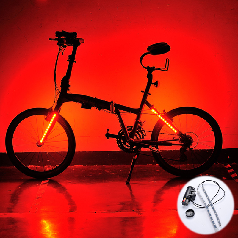 Mountain bike frame light alerts the cycling light coloured decorator impression of riding the factory's direct supply