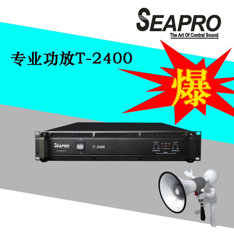 Direct to SEAPRO/T2600 professional back-up installation, high-power stage conference sound engineering program