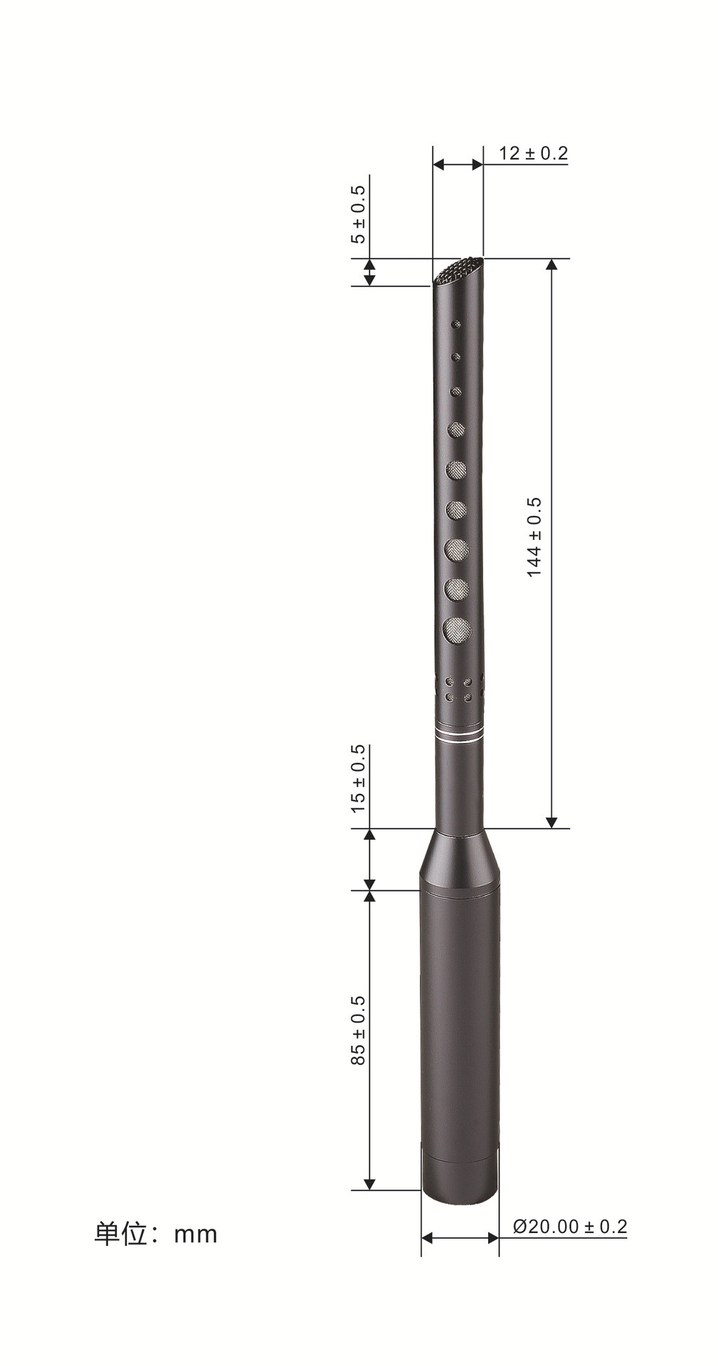 MC-710A Single point to the taped microphone, hummel, audio capture microphone, sound picker