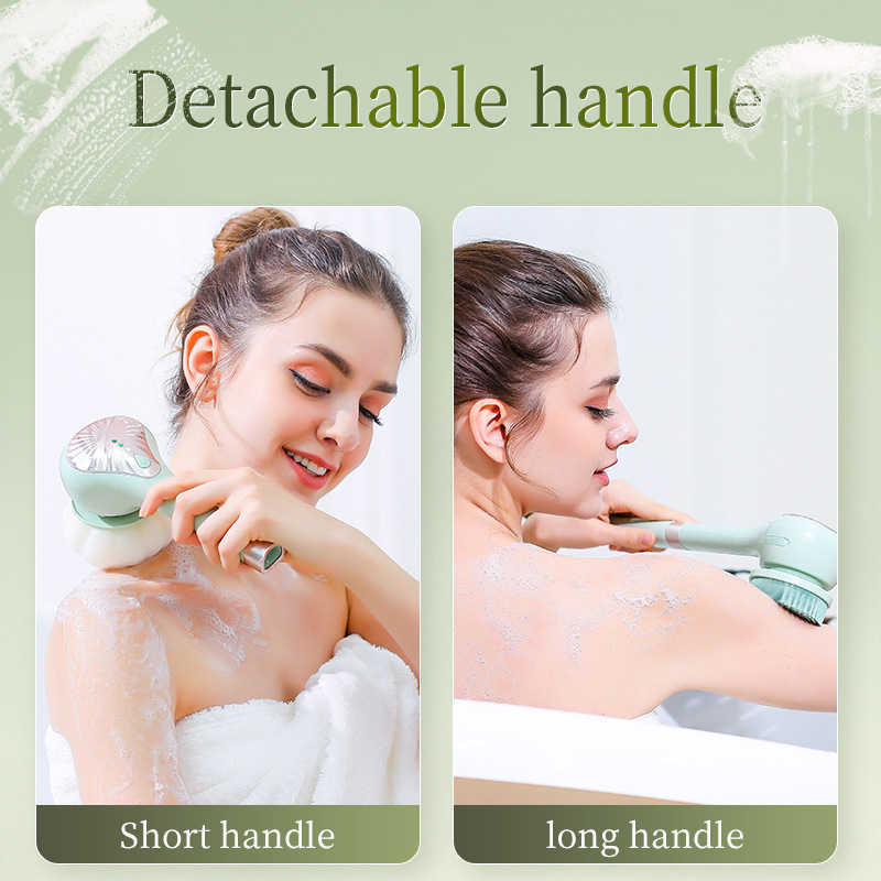 Bộ rửa tay cọ rửa bằng cách sử dụng một thiết bị chống thấm nước.