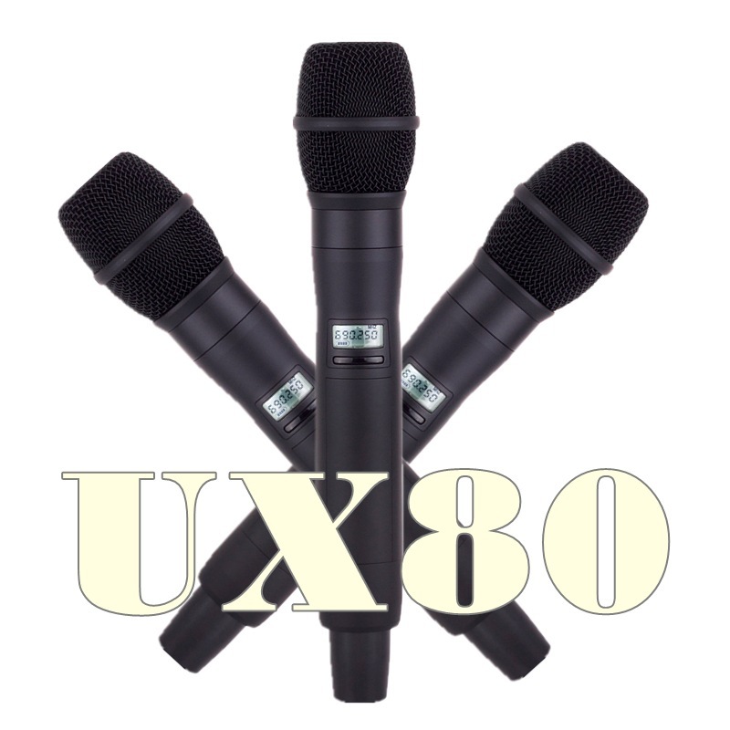 The UX80 is a 200-frequency set for the stage K-Paper Room with a wireless microphone.