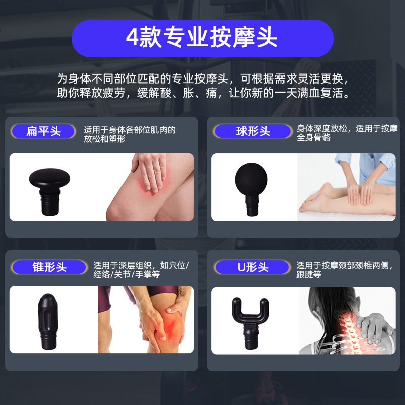 Cơ bắp làm cho gia đình thư giãn bằng điện với cổ.