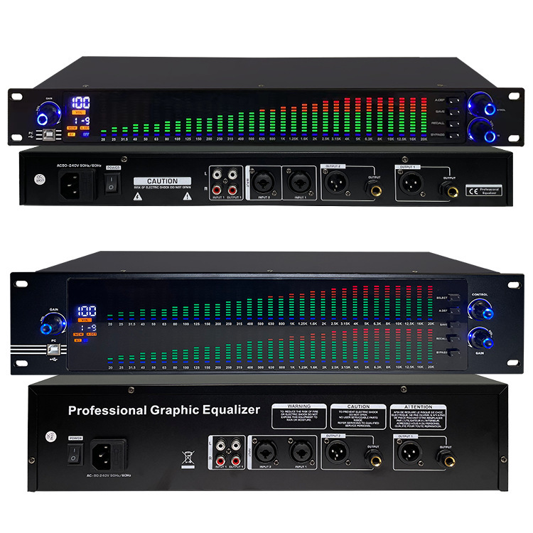 Specialized digital audio balancer home-based Ktv stage bar sound eq tuner audio regulator