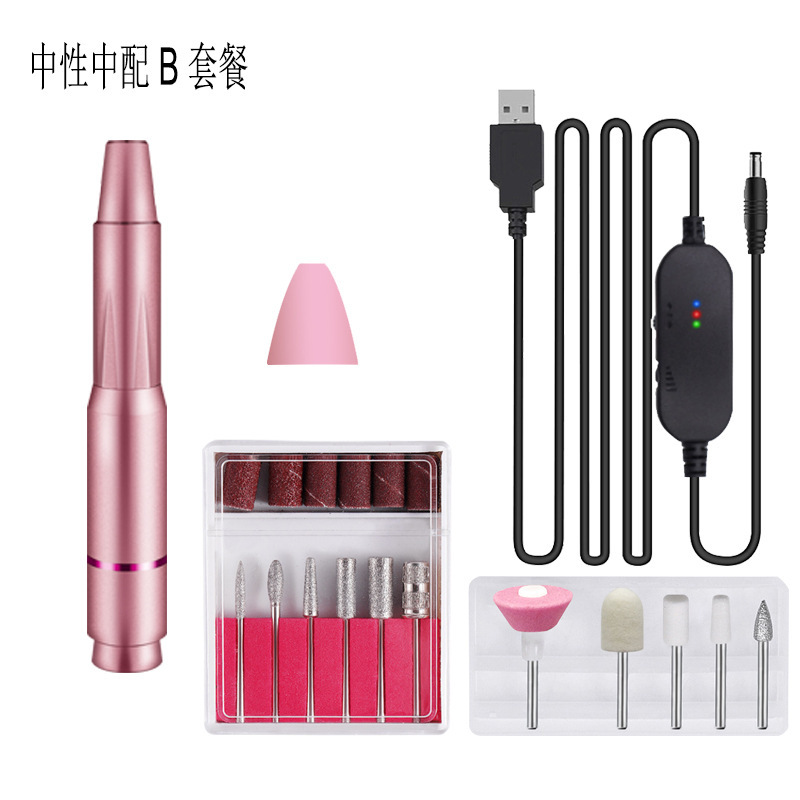 Aluminum alloy nail polisher No. 3 U.S.B.