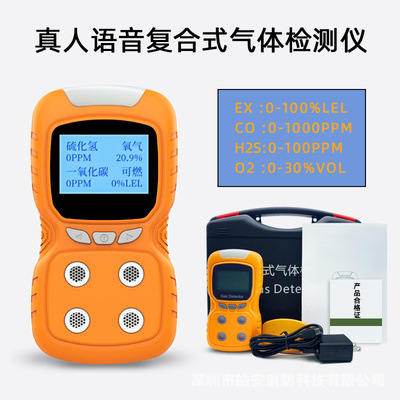 Máy dò khí PLT 840 Pliton 4x1 mang theo oxy cháy độc và báo động tập trung nguy hiểm