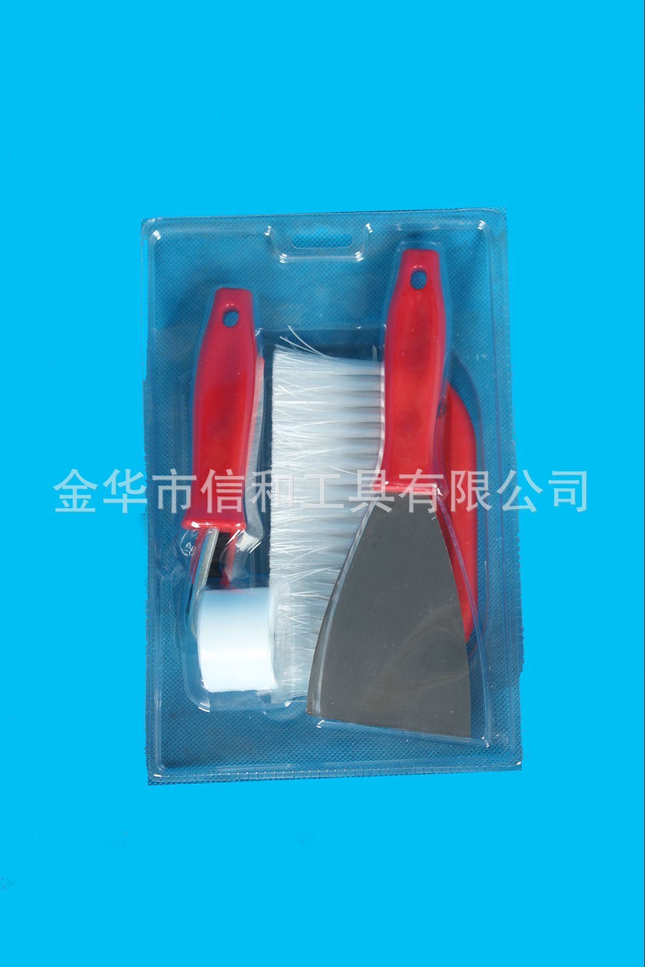 牆壁紙施工工具 毛刷 裁紙刀 滾筒 油灰刀 四件套