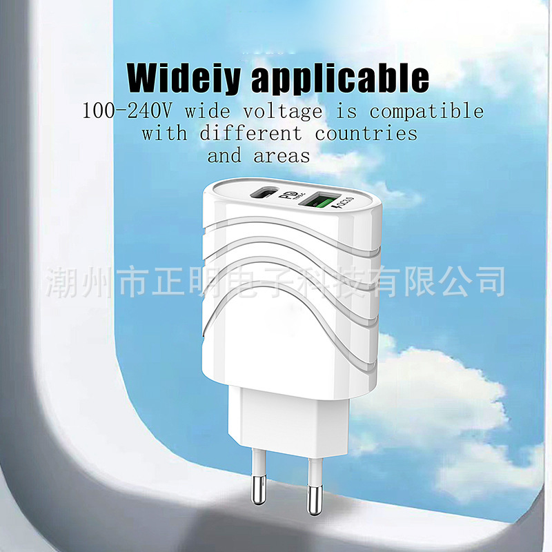 Bộ sạc điện thoại Eurobed PD20W Type-C A+C Cổng đôi PD+QC3.0 sạc nhanh PPS