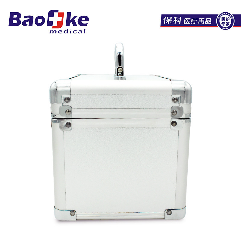 Aluminium pharmacist box home, multi-storey first aid kit, portable medical kit.