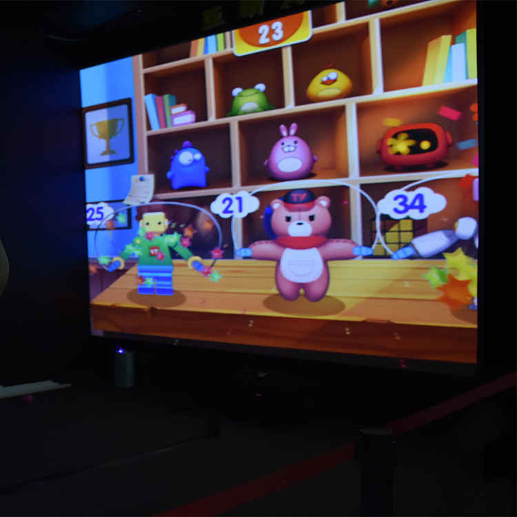 Wall projector equipment for children ' s recreational kindergartens in the AR interactive projector game room