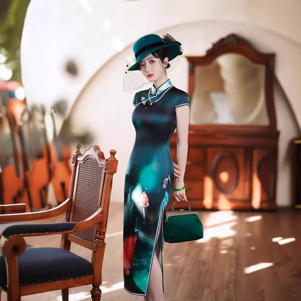 Mùa hè năm 2023 để cải thiện trang phục Trung Quốc cho cô gái thời trang Sanose Retro.