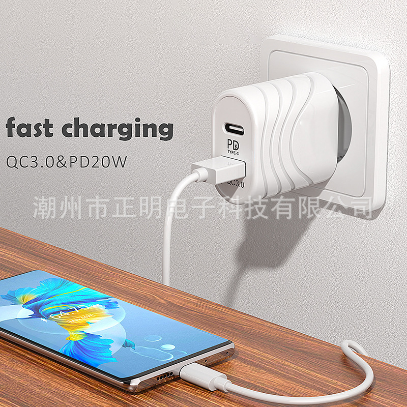 Bộ sạc điện thoại Eurobed PD20W Type-C A+C Cổng đôi PD+QC3.0 sạc nhanh PPS