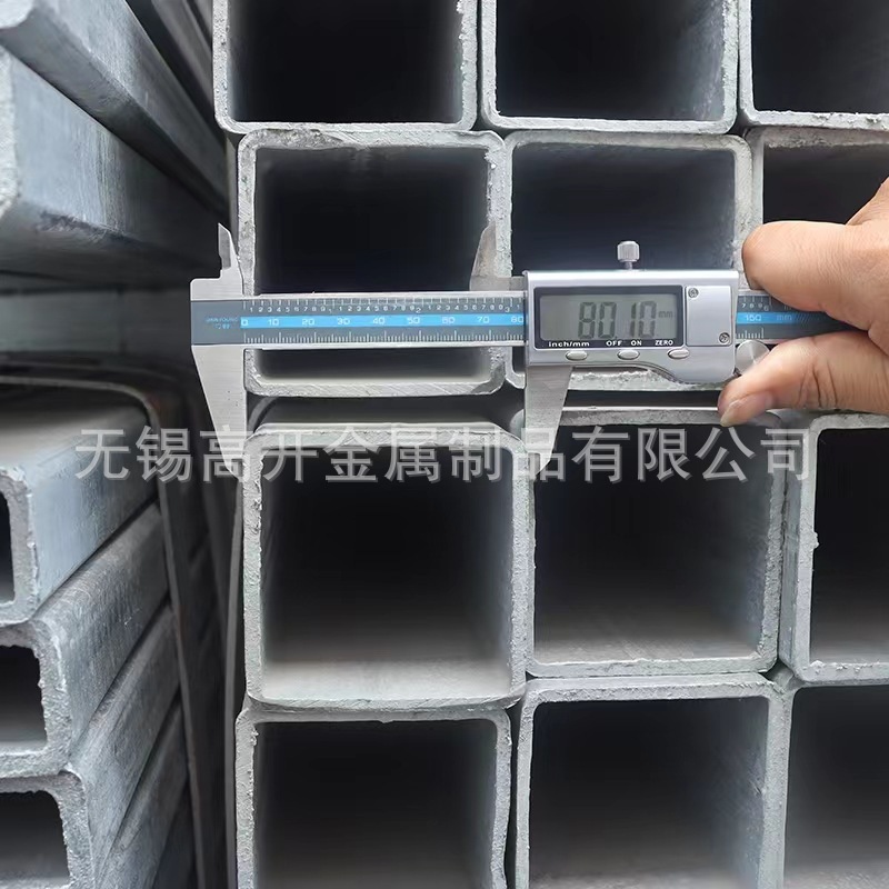 Customization of the construction of a glass-free, zinc-plating hot pipe 30*60 thermal zinc plating clint high-qin curtain wall