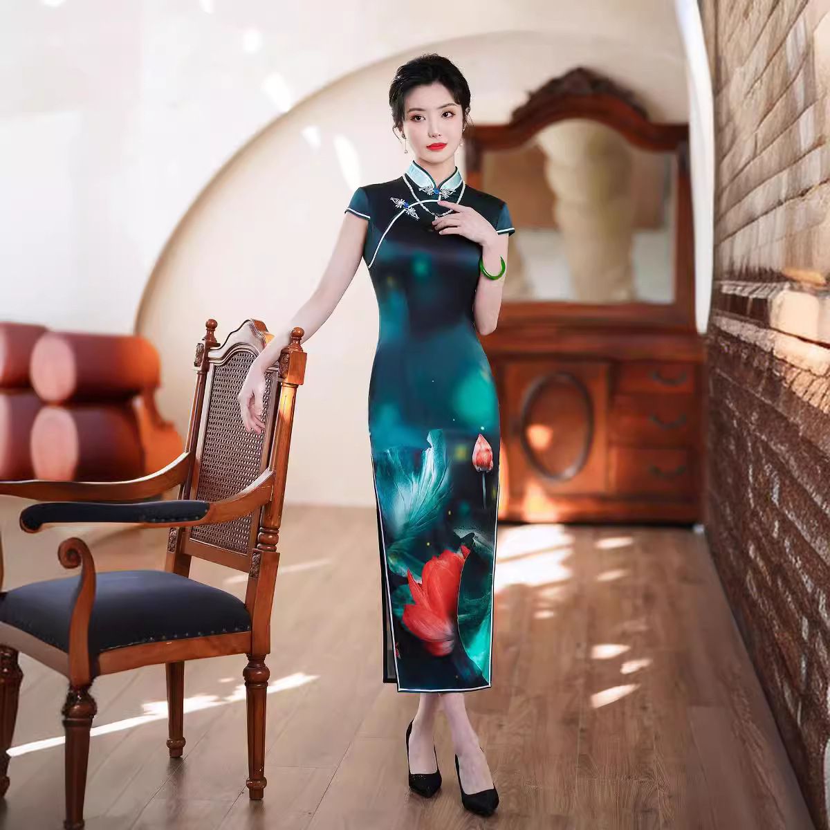 Mùa hè năm 2023 để cải thiện trang phục Trung Quốc cho cô gái thời trang Sanose Retro.
