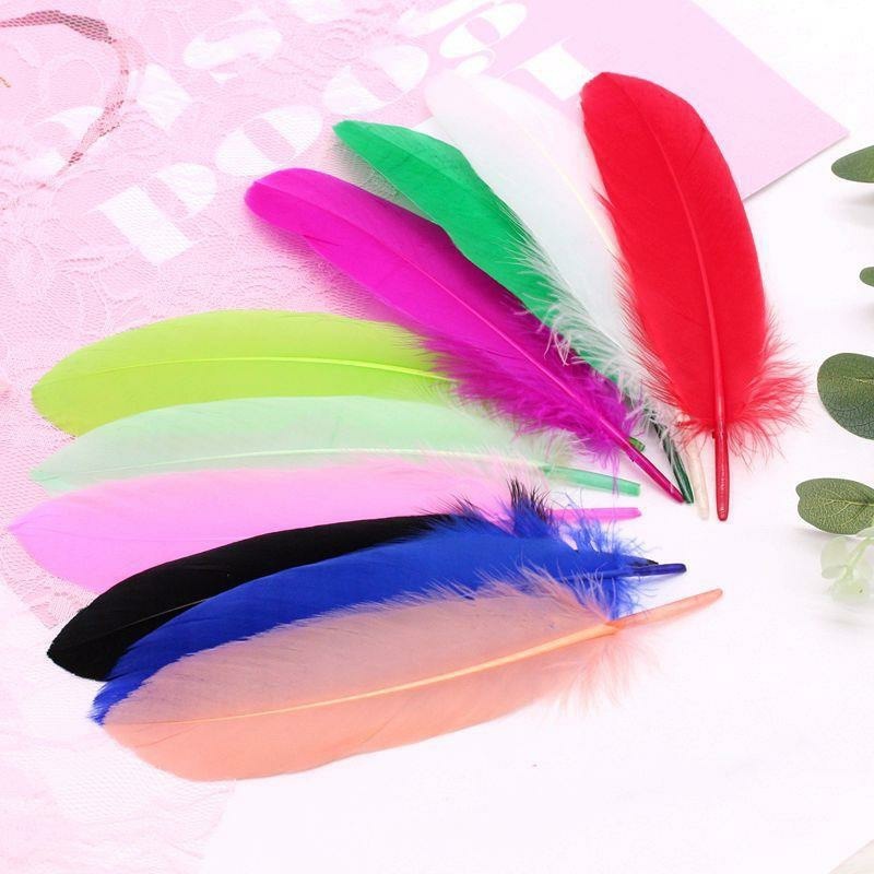 Lông vũ DIY Goose 15- 20cm Lông vũ lò sưởi
