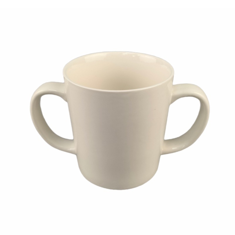 The pottery cup will make the logo office an advertising and creative coffee cup and a foreign trade cup.