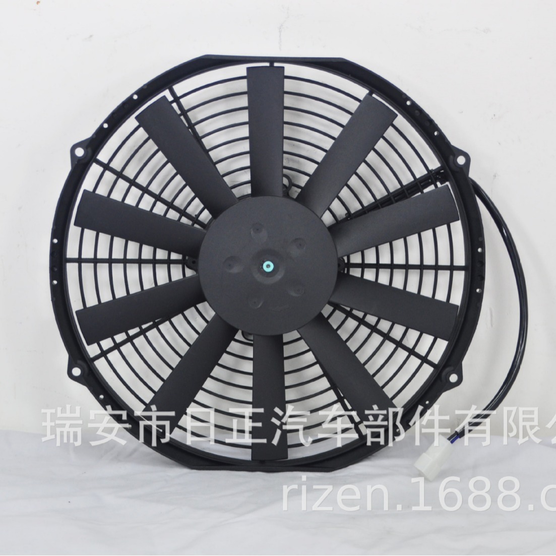 工程車卡車設備通用無刷風扇 12v 24v 12寸散熱器風扇200w