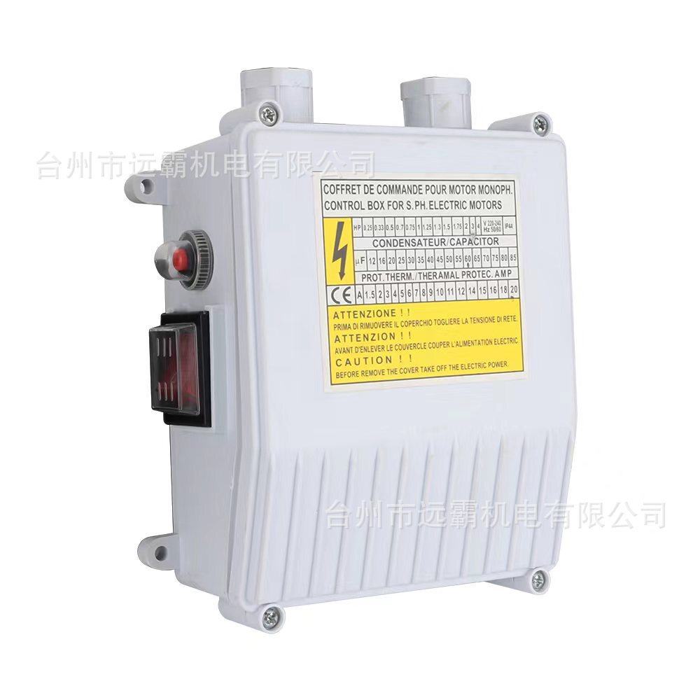 Control switch, deep well pump control switch, load protection switch