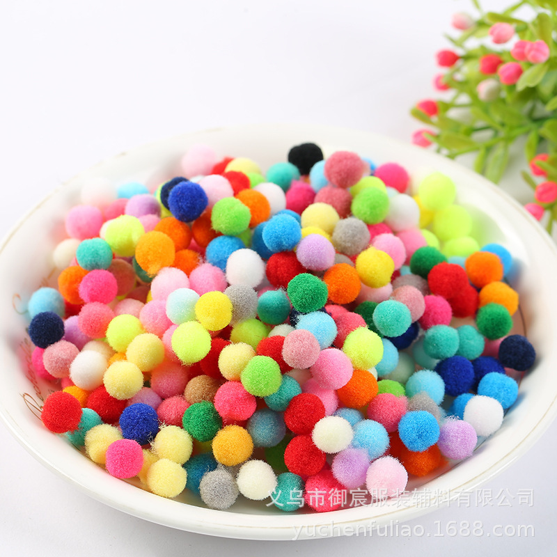 Cash supply of colored furballs.