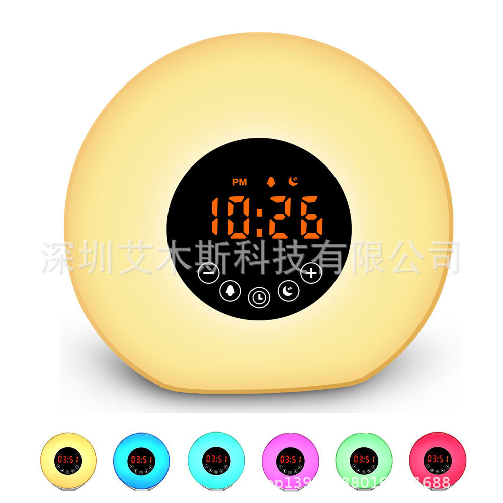 The factory sells digital led electronic alarm clocks, smart creative wake-up bells, early rise-up bells for children.