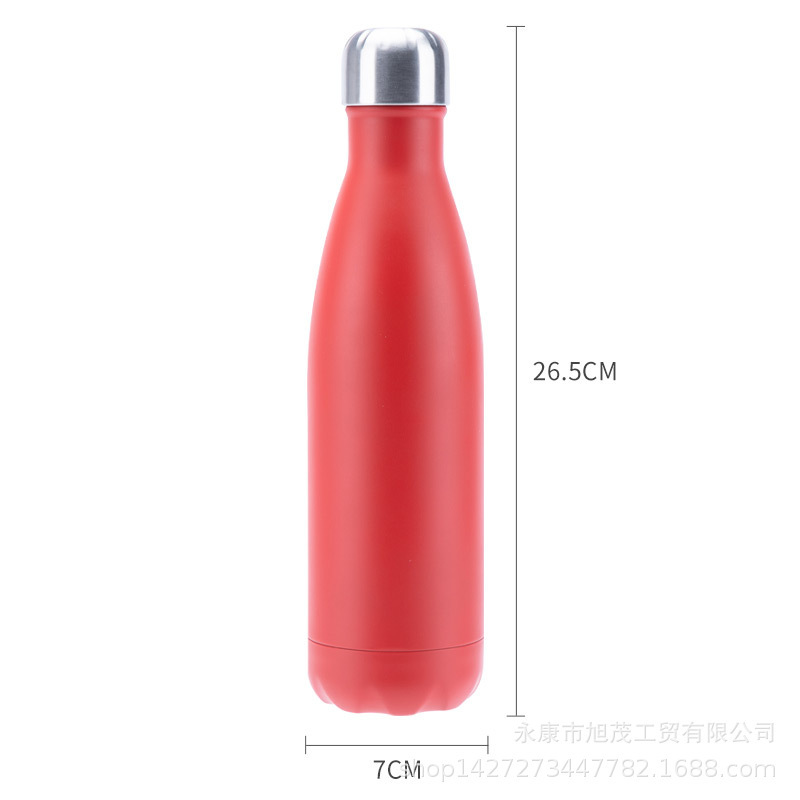 A Coke bottle for a 304 stainless steel-skinned fashion glass commercial promotion glass.