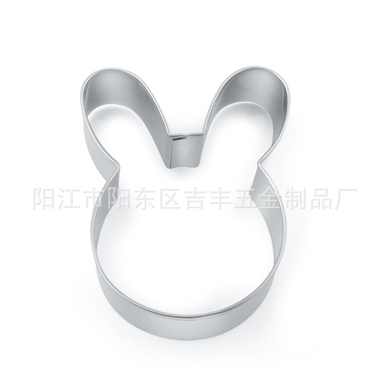 厂家直销 欢迎定制 DIY模具 兔子头 金属饼干模 翻糖饼干