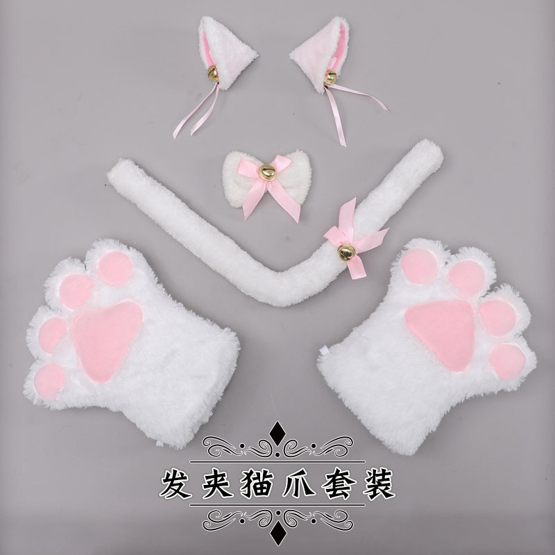 The cat's claws and the cute Japanese hand is a proxies for the buffalo ear cos.