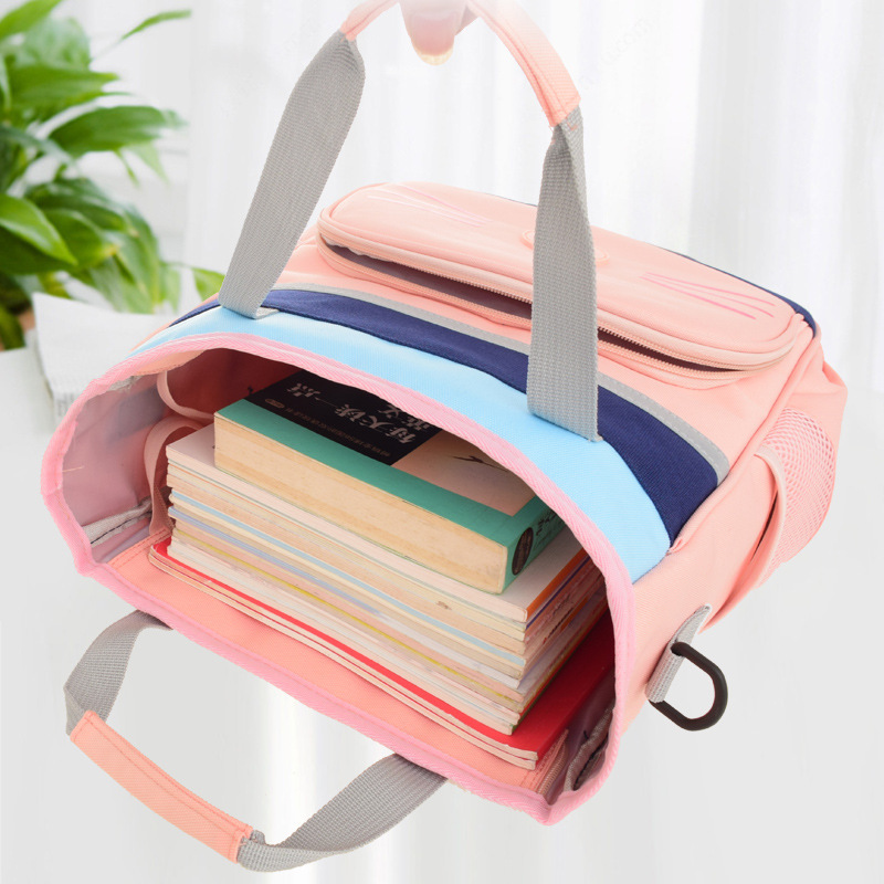 Schoolboys, boys and girls, handbags for two-shoulder-sized, lightweight junior high school