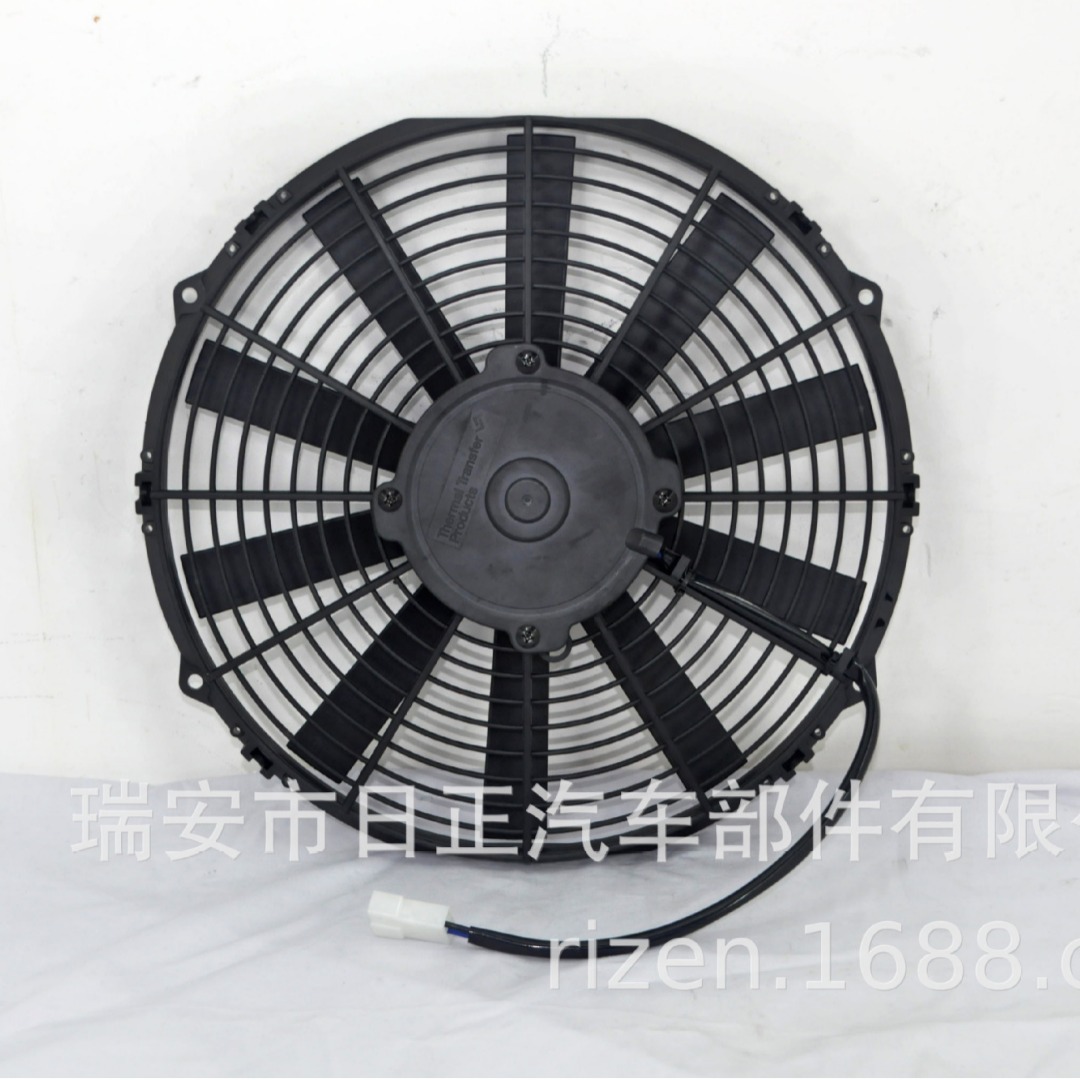 工程車卡車設備通用無刷風扇 12v 24v 12寸散熱器風扇200w