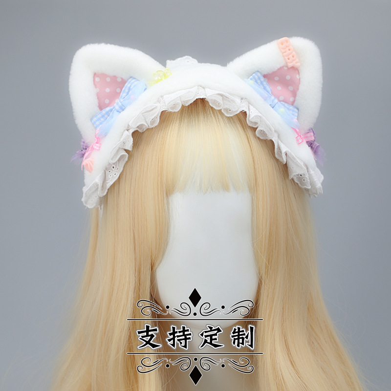 ♪ Bottle hair with cat ears and butterflies ♪