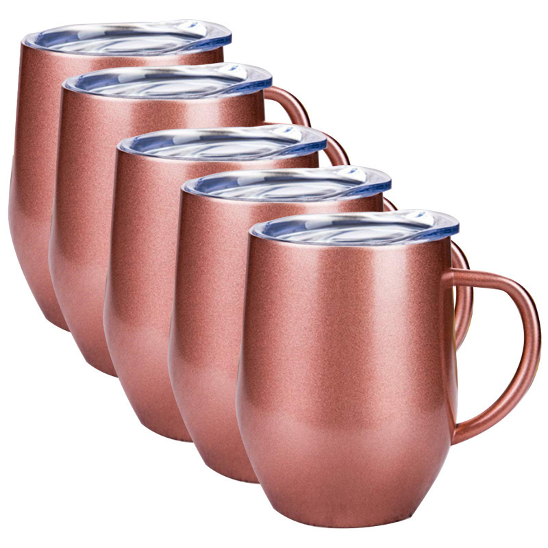 The new 12oz egg-shell cup, a 350-ml stainless steel vacuum coffee glass with a U-hand.