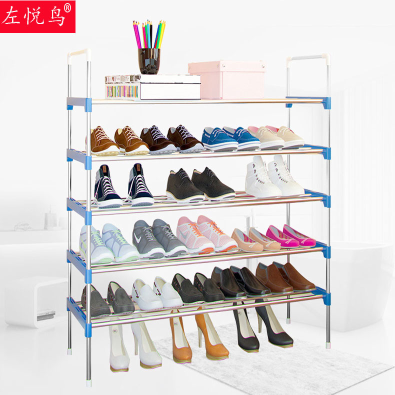 Simple shoe racks for student dormitories with a combination of DIY shoe racks and room rental cabinets multi-storey arm racks