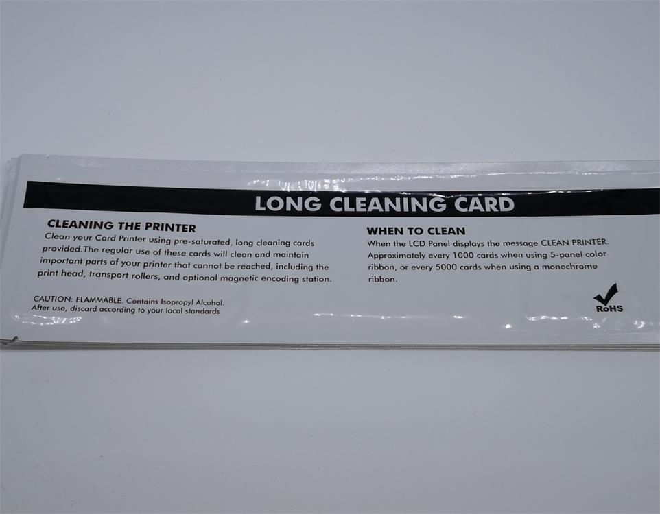 Magicard Pronto/enduro, UK Clean Card Original Cleaning Card