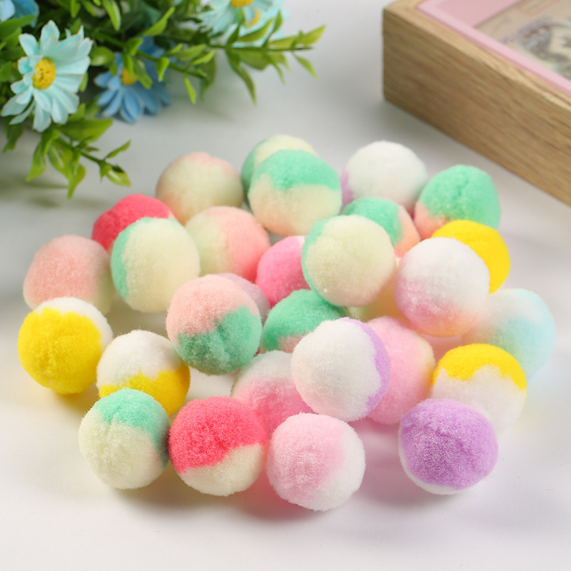 Quả cầu lông tự chọn, quả cầu cao, quả cầu hai màu, 10mm 15mm, 25mm 30mm