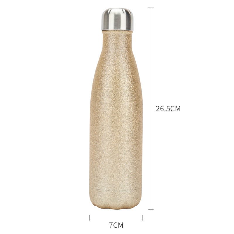 Coke bottle warmer, 304 stainless steel motion kettle flashing glass, logo glass.