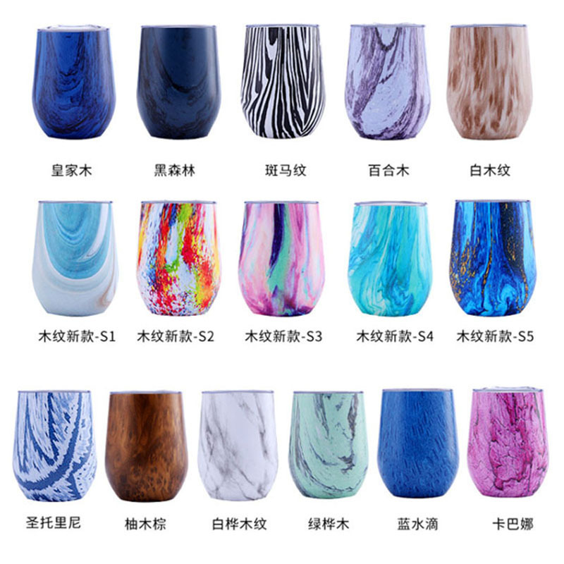 แหล่งที่มาของโรงงาน ถ้วยเปลือกไข่ Amazon มีไวน์แดง 304 อัน และสีรุ้งสําหรับถ้วยไข่ท้องขนาดเท่ายู