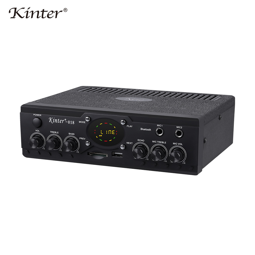 kinter-018 藍牙家用戶外2.0聲道功放機帶USB/SD/收音