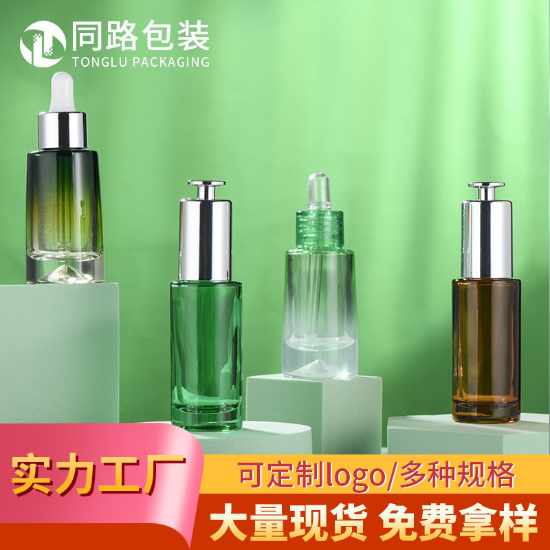 Cái chai lỏng chất lỏng cao cấp, 30ml, đi với nước hoa da và một chai nhỏ giọt.