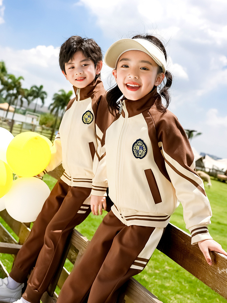 ZL3-9113 School uniform for primary school children in the spring and autumn class, 3-year school style kindergarten