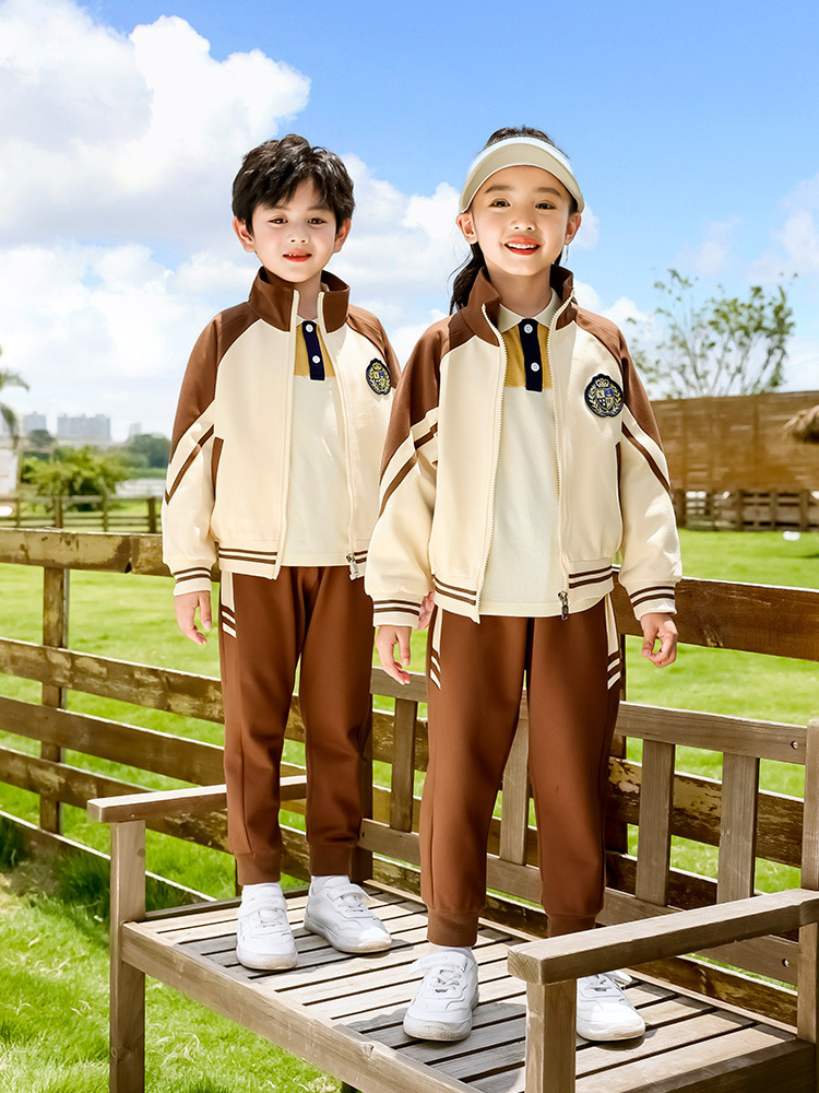 ZL3-9113 School uniform for primary school children in the spring and autumn class, 3-year school style kindergarten