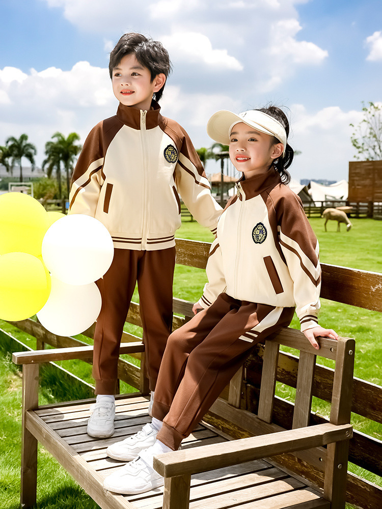 ZL3-9113 School uniform for primary school children in the spring and autumn class, 3-year school style kindergarten